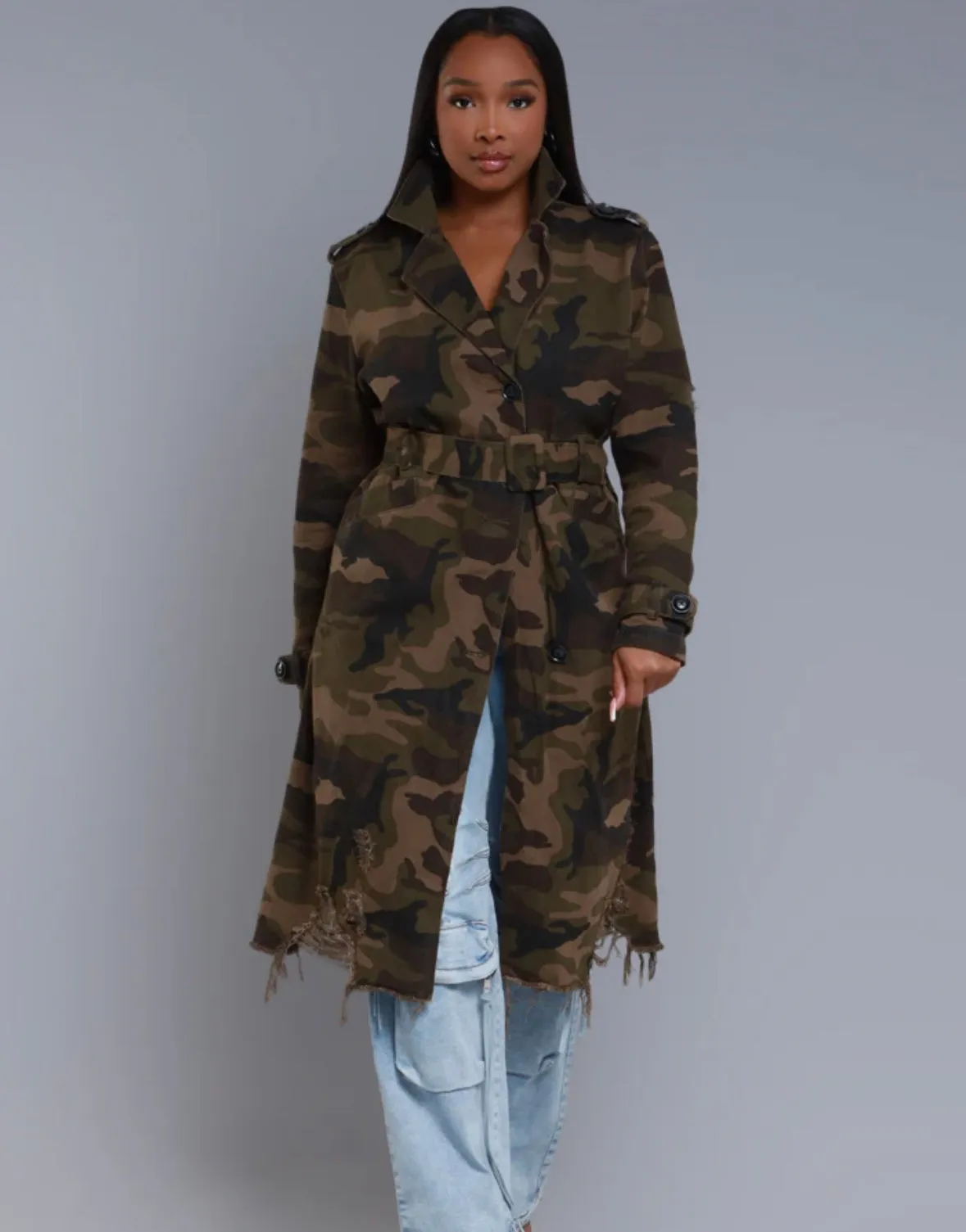 Destroyed Camo Jacket