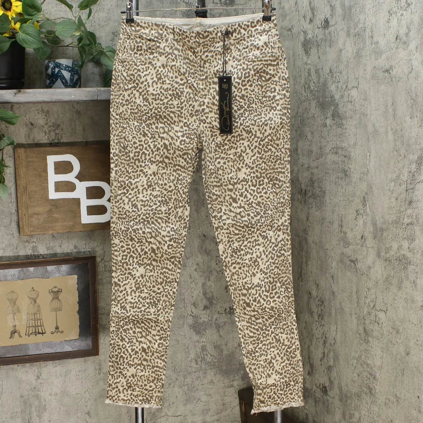 DG2 by Diane Gilman Women's Tall Reversible Twill Pull On Skinny Jeans
