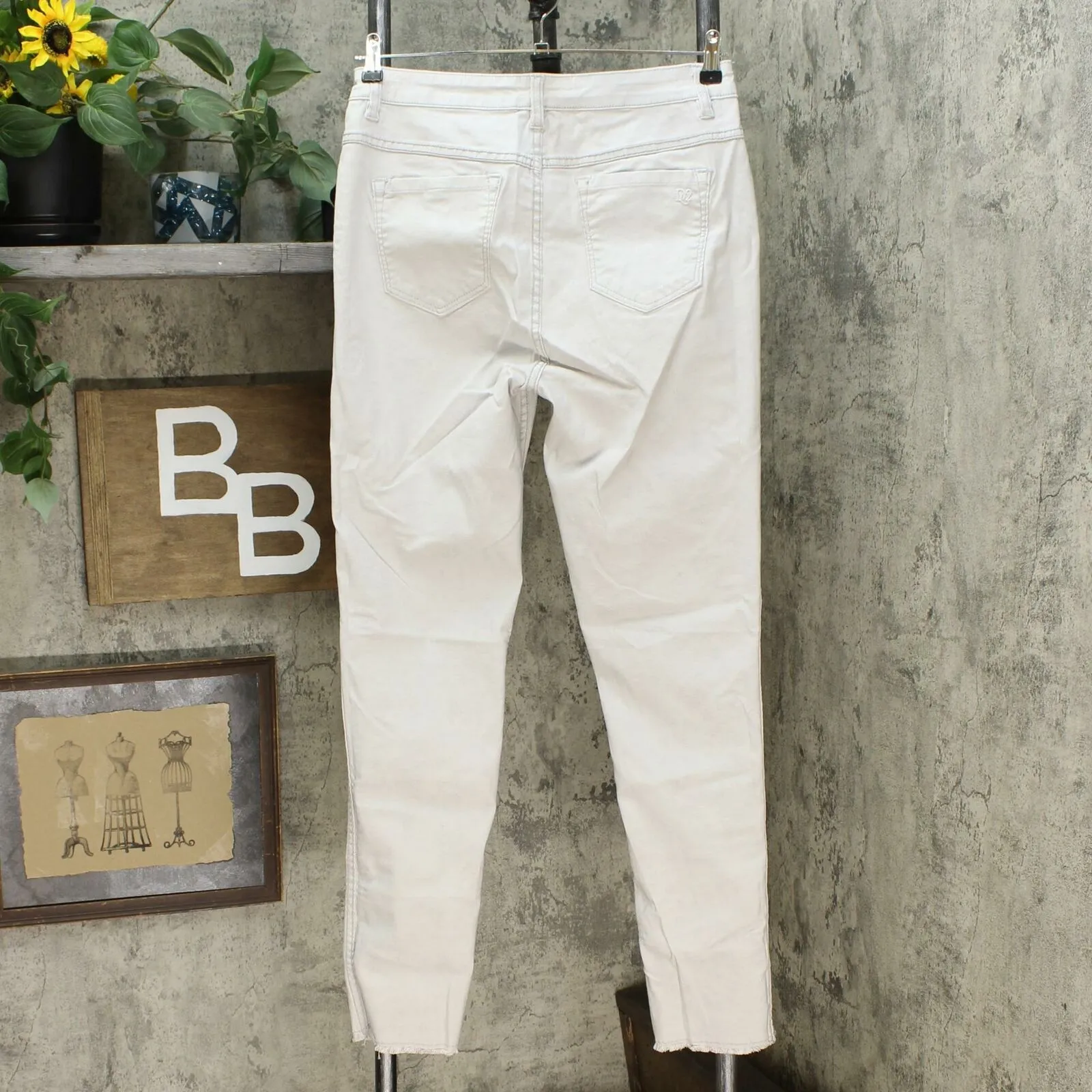 DG2 by Diane Gilman Women's Tall Reversible Twill Pull On Skinny Jeans
