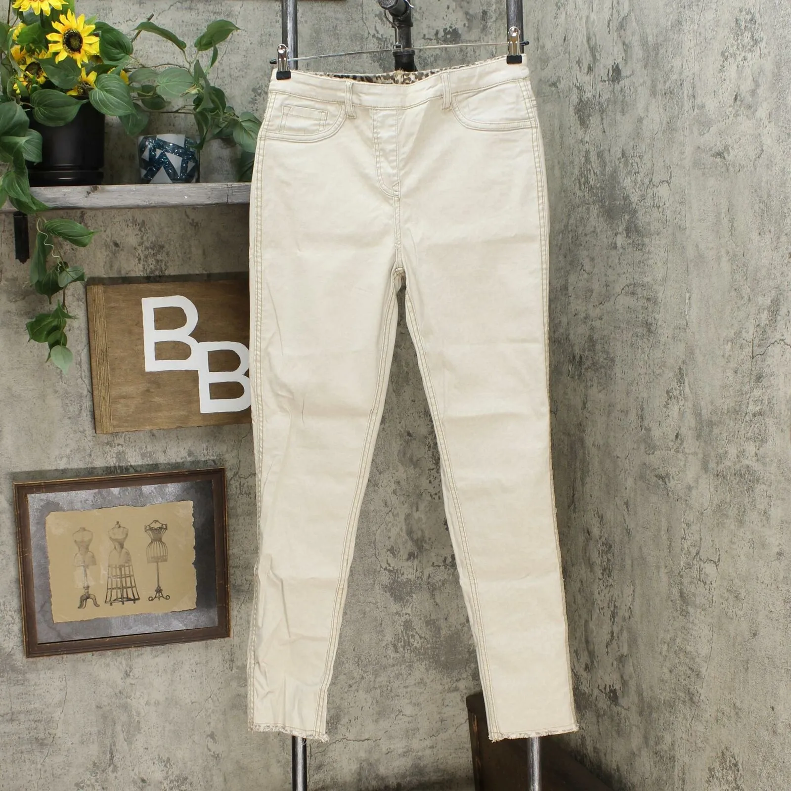 DG2 by Diane Gilman Women's Tall Reversible Twill Pull On Skinny Jeans