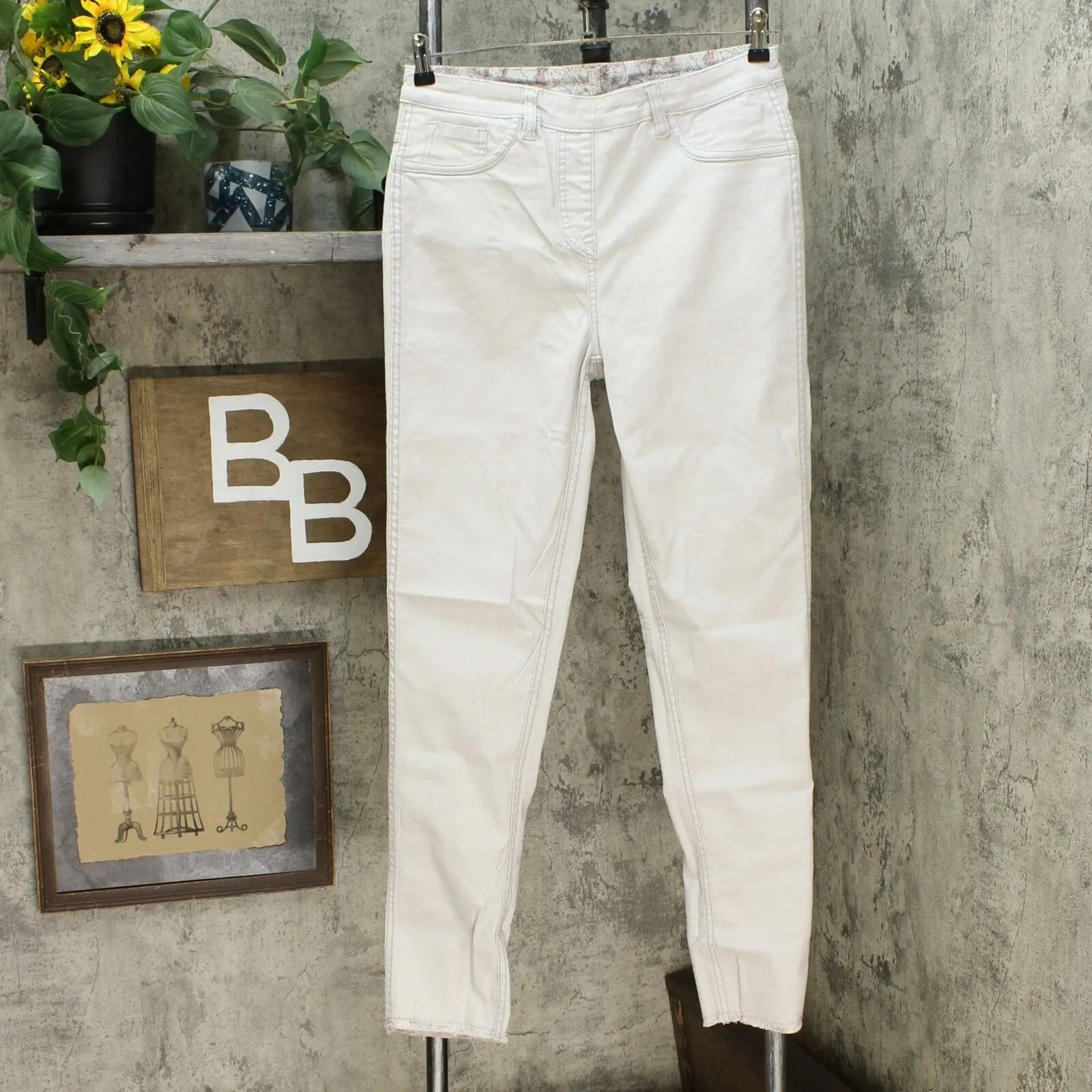 DG2 by Diane Gilman Women's Tall Reversible Twill Pull On Skinny Jeans