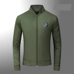 Diesel Soft Shell Track jacket Men's Wind Cover in Green