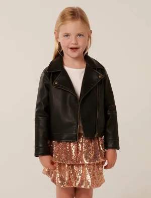 Dominique Girls Biker Jacket
