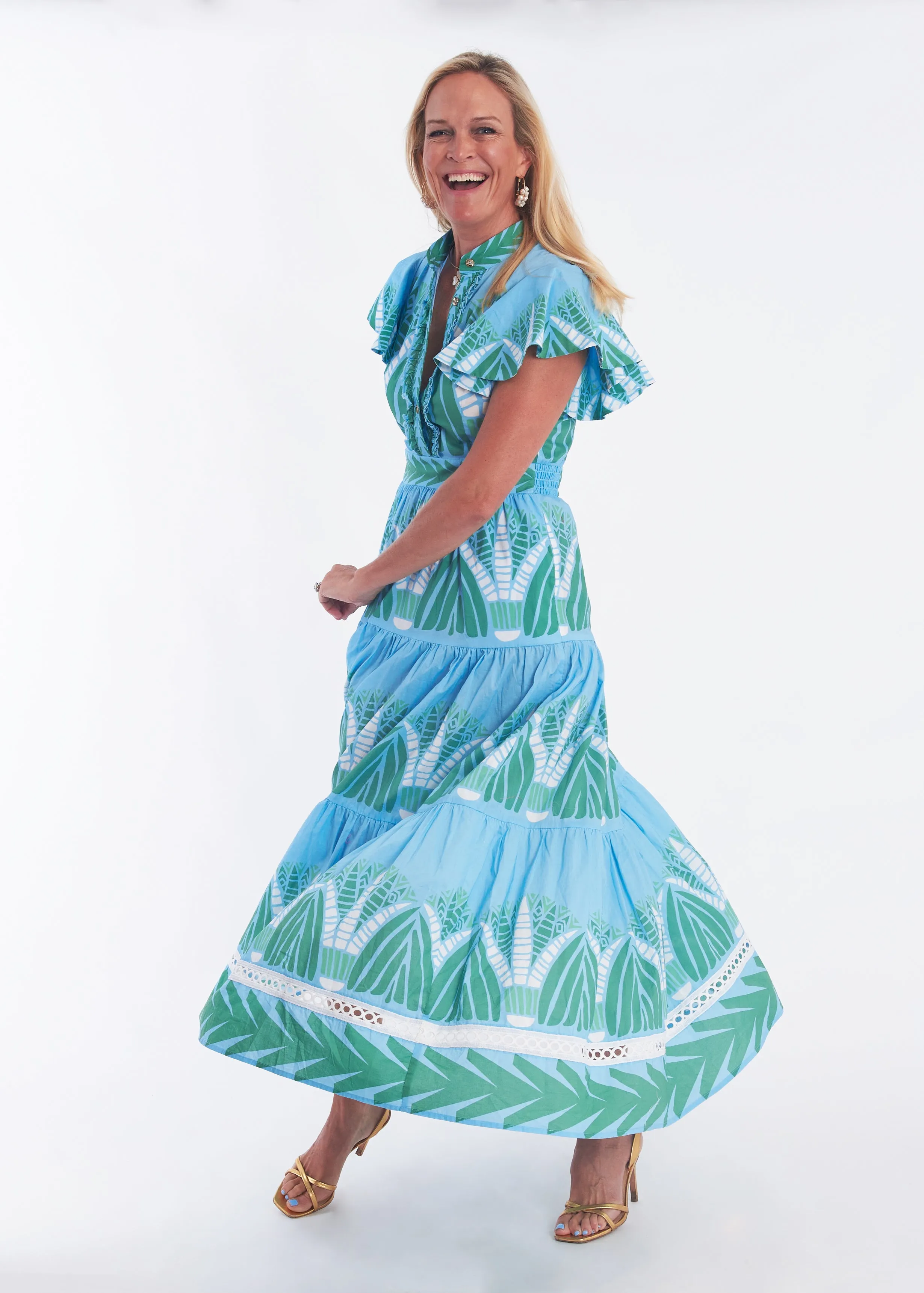 Doon Dress - Papyrus Grass