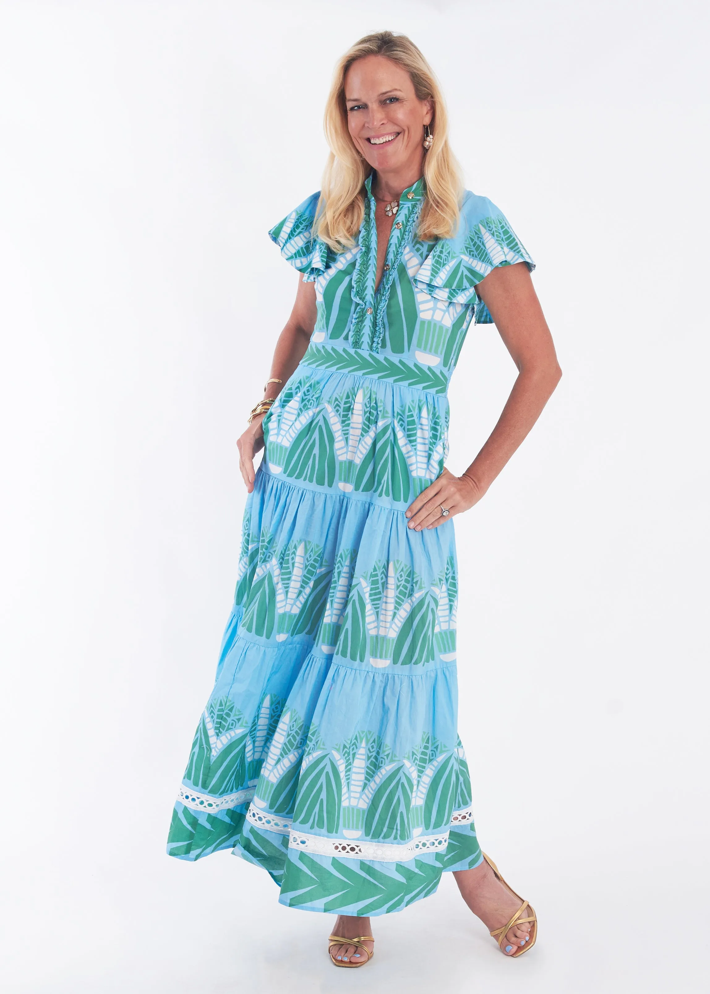 Doon Dress - Papyrus Grass