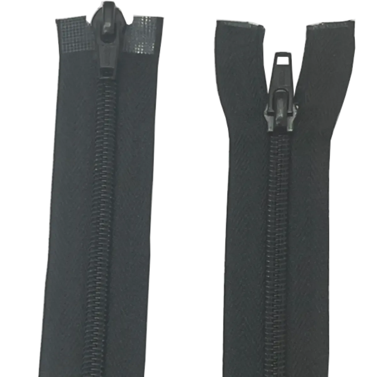 Double Slider Nylon/Plastic 2 Way Zip - With Metal Sliders 18" (45cm)