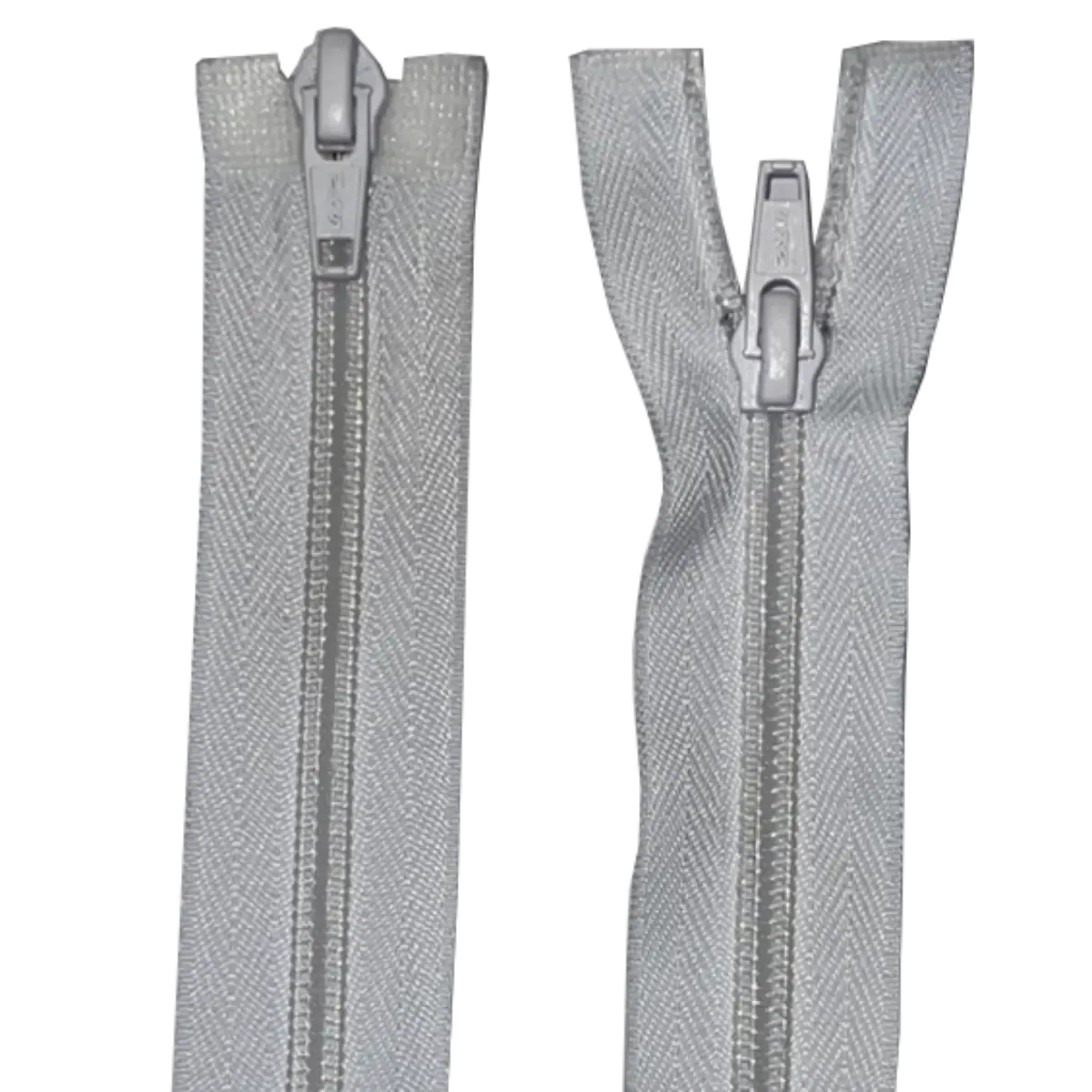 Double Slider Nylon/Plastic 2 Way Zip - With Metal Sliders 18" (45cm)