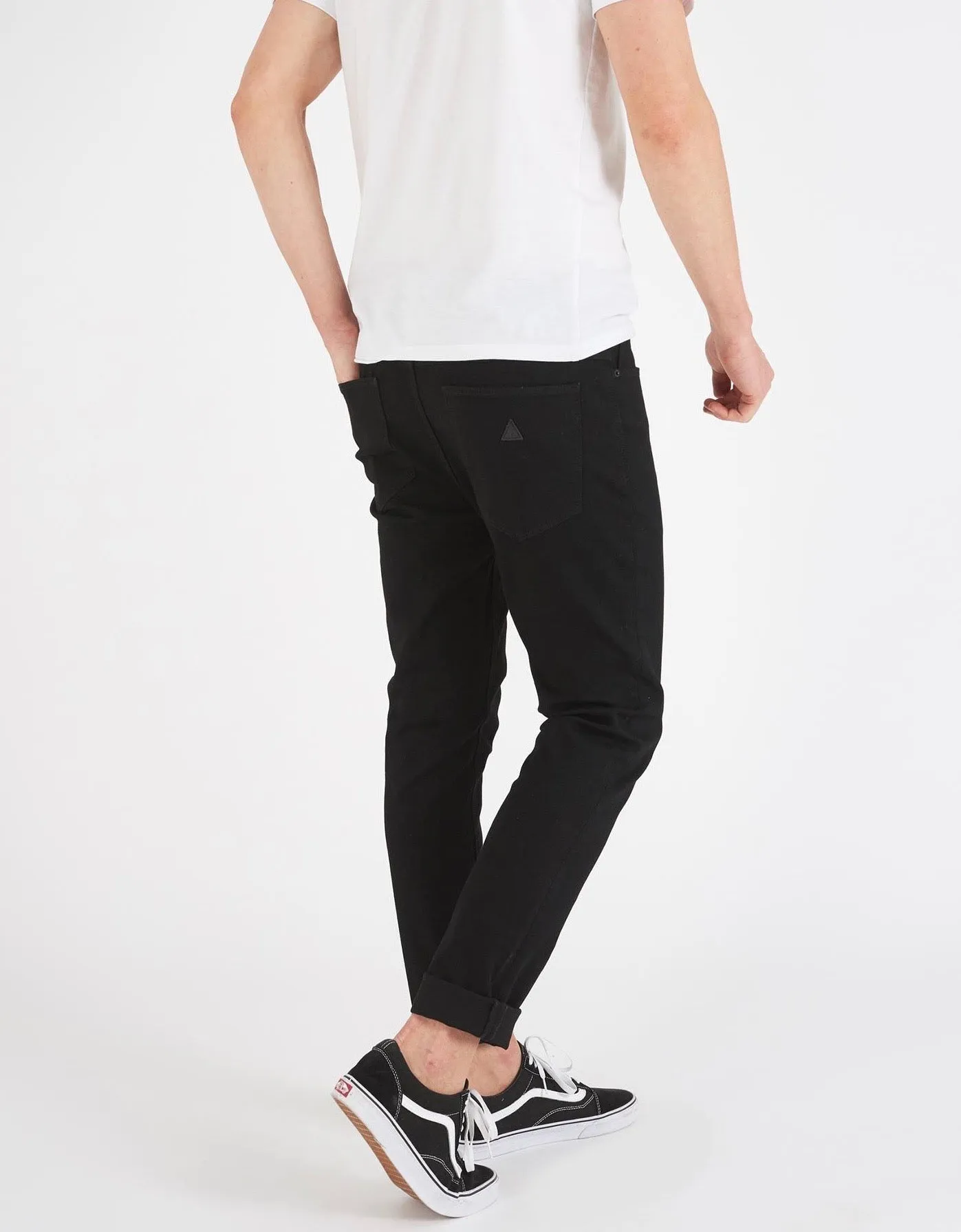 Dropped Slim Jean Black Mirror