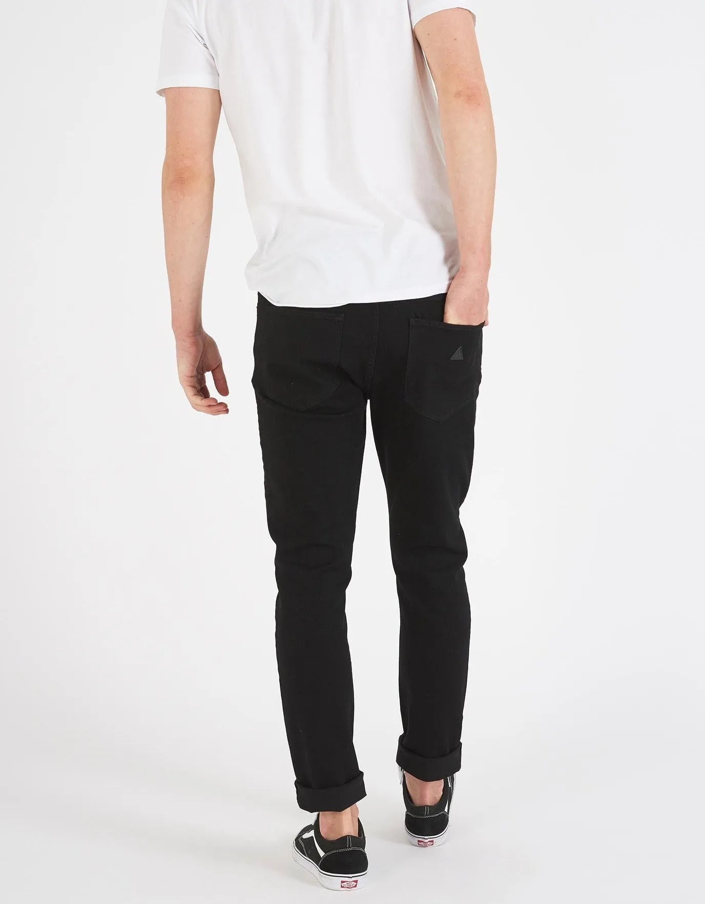 Dropped Slim Jean Black Mirror