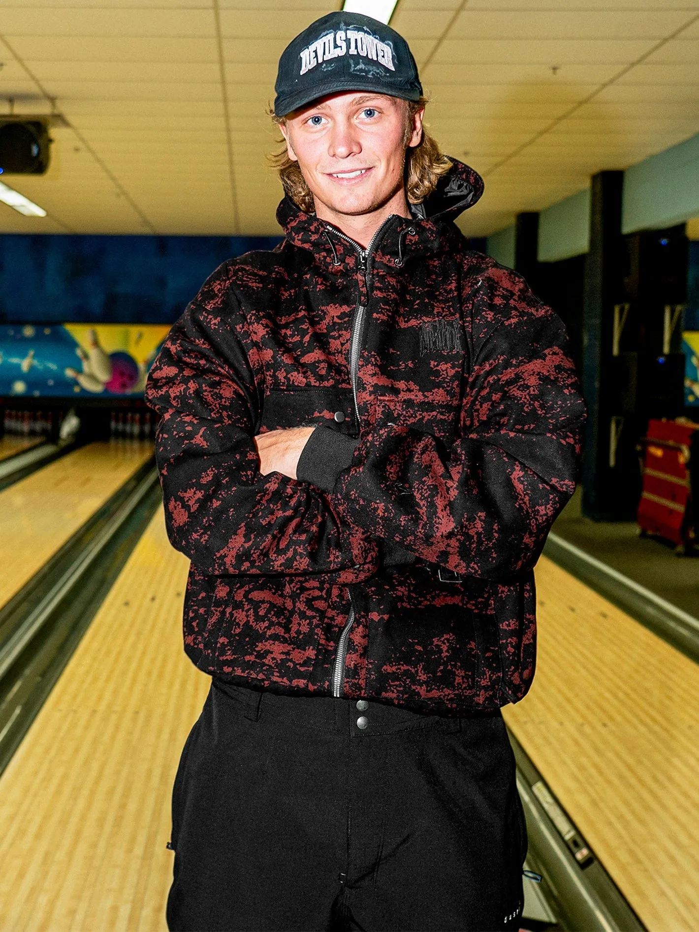Dustbox Jacke - MAROON CAMO