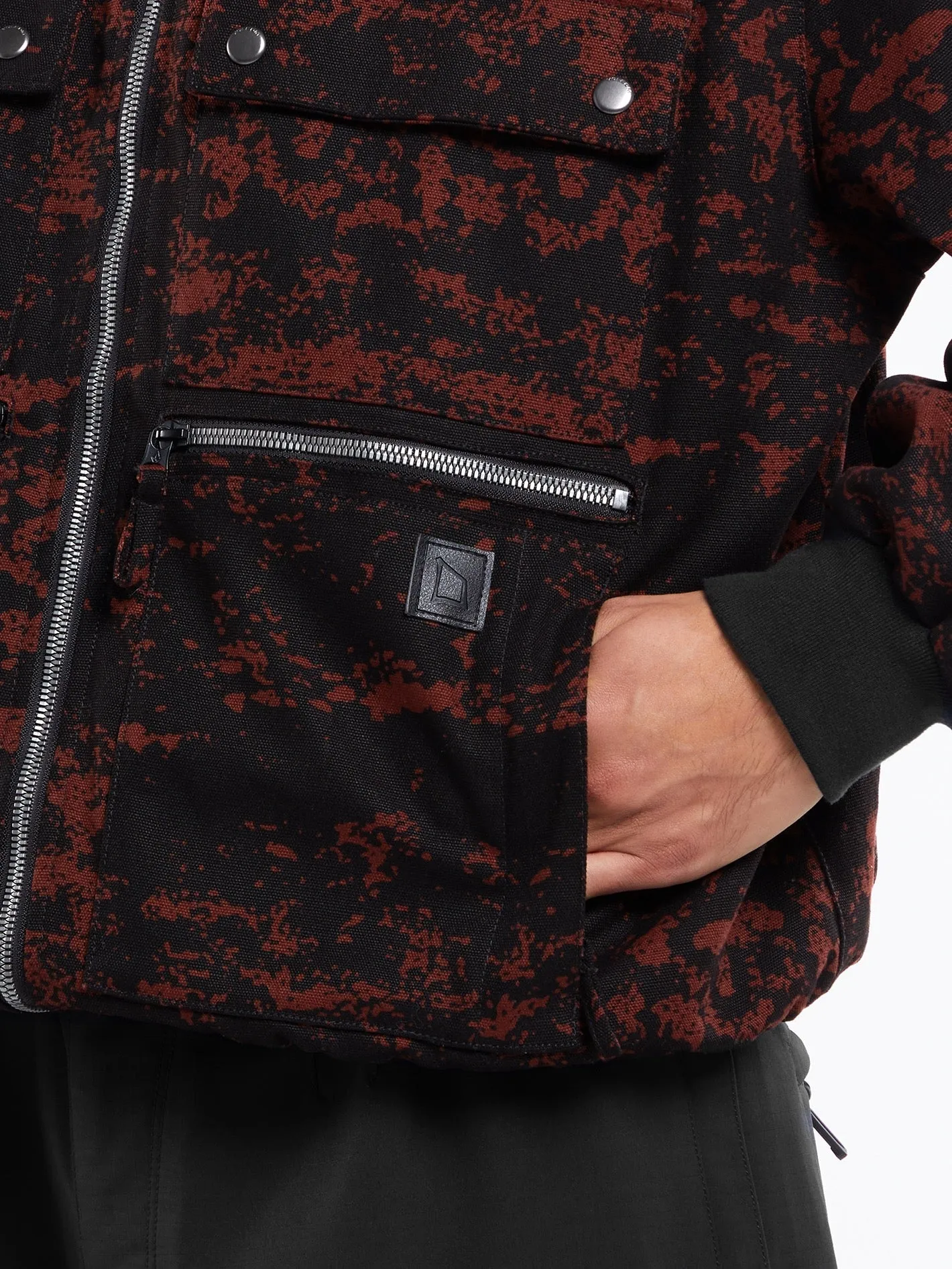 Dustbox Jacke - MAROON CAMO