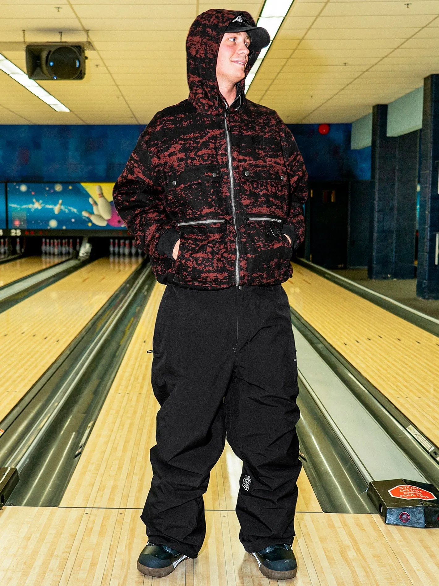 Dustbox Jacke - MAROON CAMO