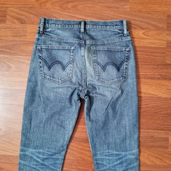 Edwin Ankle Slim Leg Denim Jeans Size 26 NWOT
