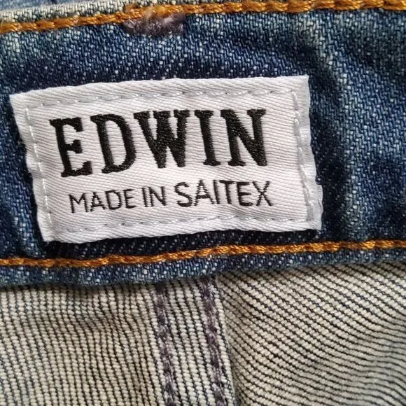 Edwin Ankle Slim Leg Denim Jeans Size 26 NWOT