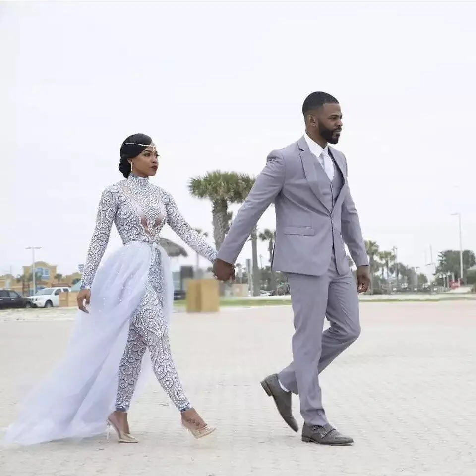 Elegant Pearls  Jumpsuit
