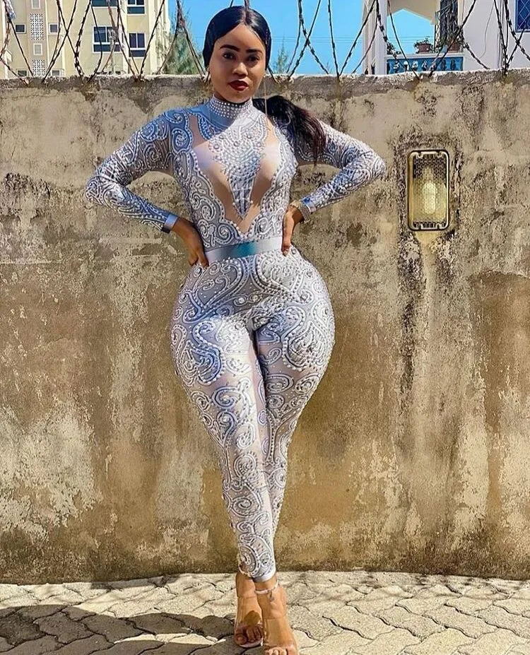 Elegant Pearls  Jumpsuit