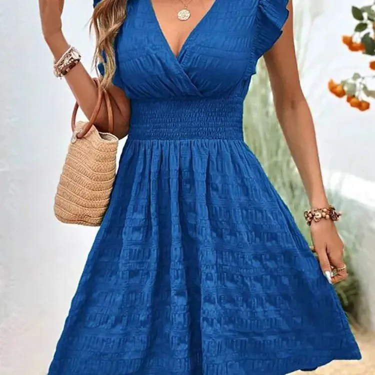 Elegant Short Dresses For Women Summer,Casual Holiday Beach Dress,Fashion Summer Dresses 2024,Summer Clothes Women 2024