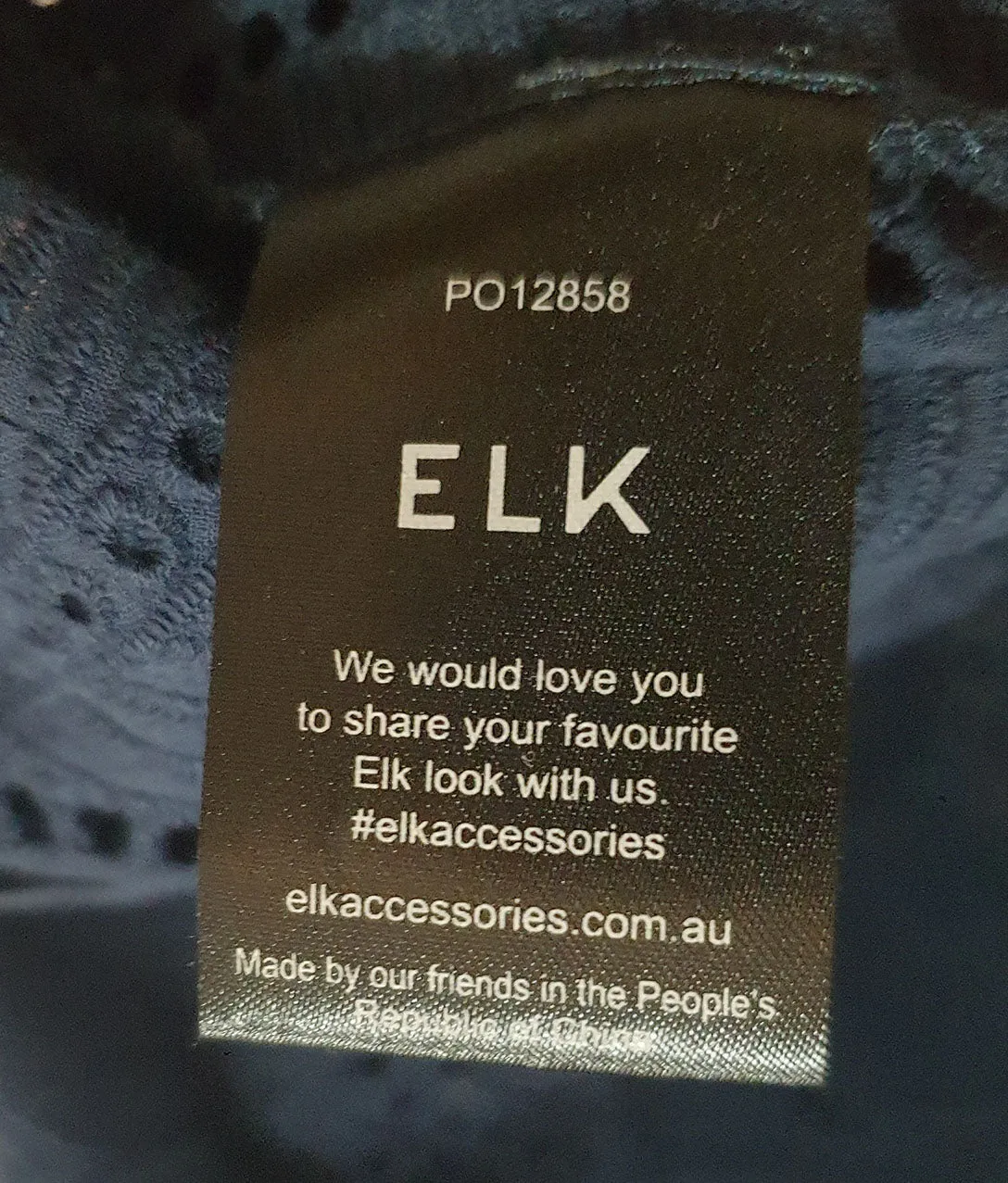 Elk navy cotton dress size 14