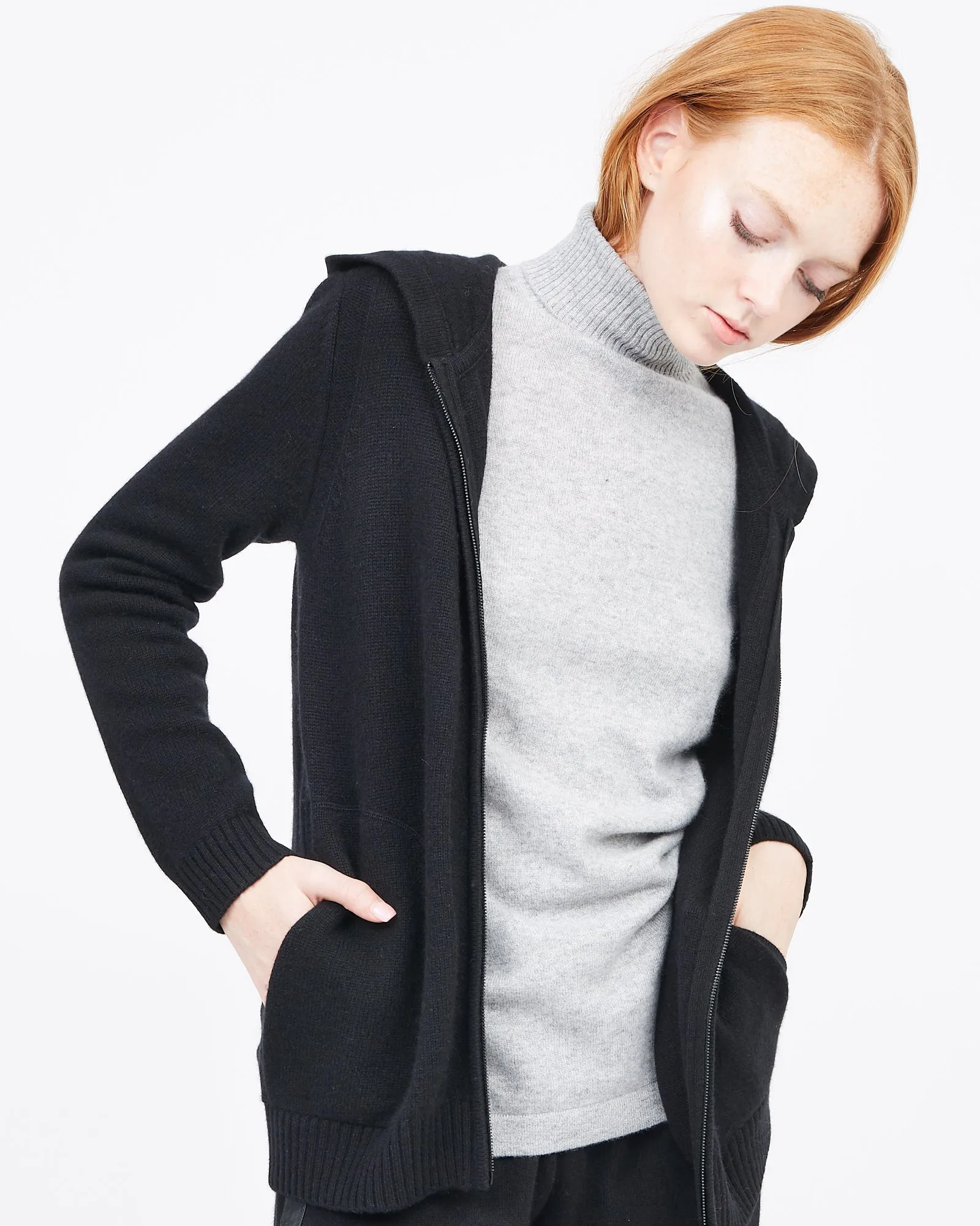 Ellie Essential Cashmere Track Jacket
