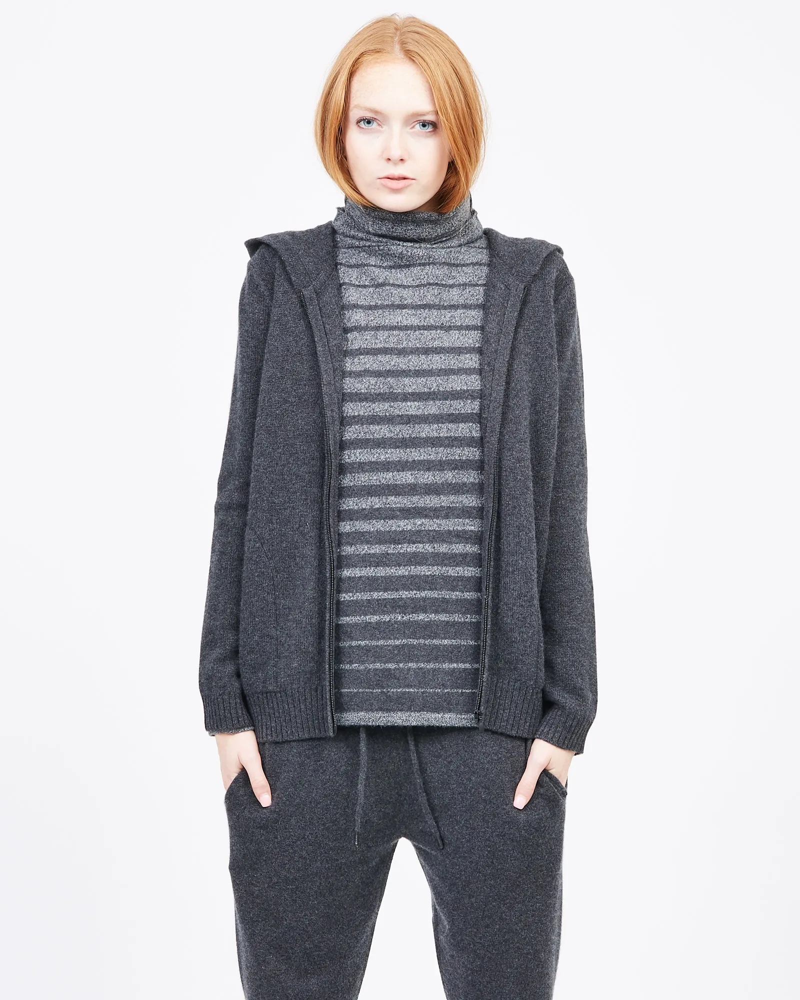 Ellie Essential Cashmere Track Jacket
