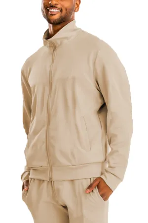 Essential Basic Plain Solid Track Jacket
