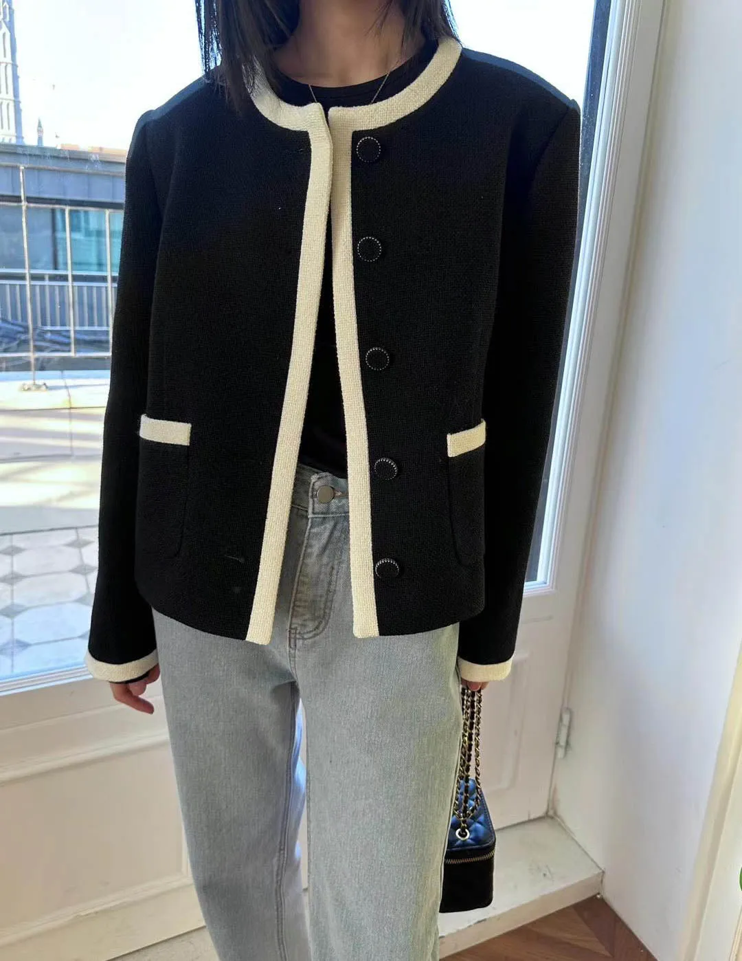 EVIE BLAZER BLACK