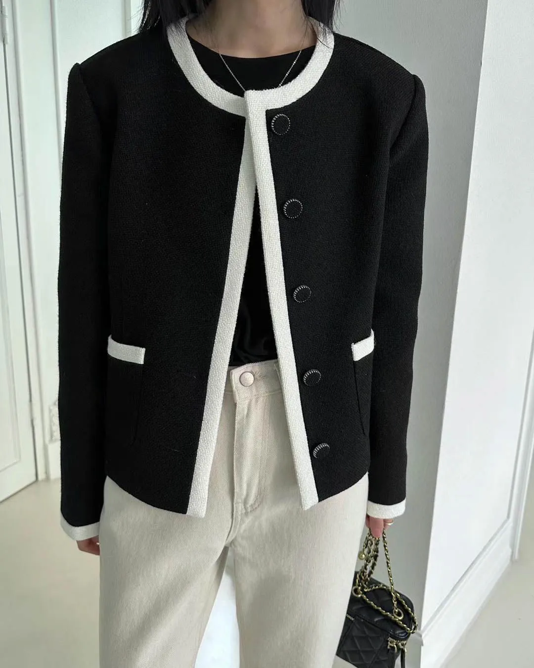 EVIE BLAZER BLACK