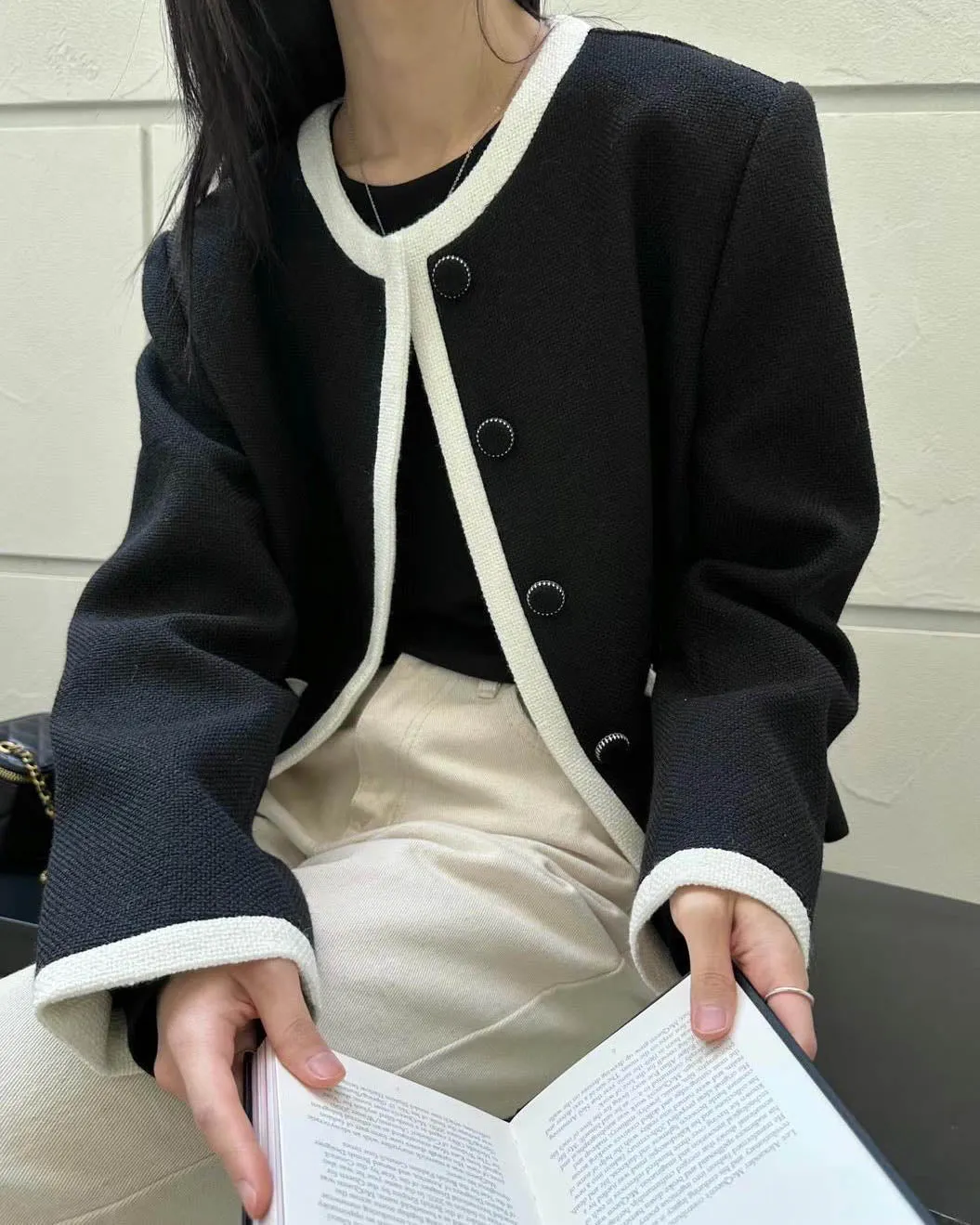 EVIE BLAZER BLACK