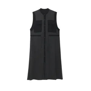 Fashion Summer Sleeveless Long Shirts Dresses
