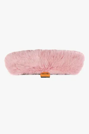 Faux Fur Collar - Damask Pink