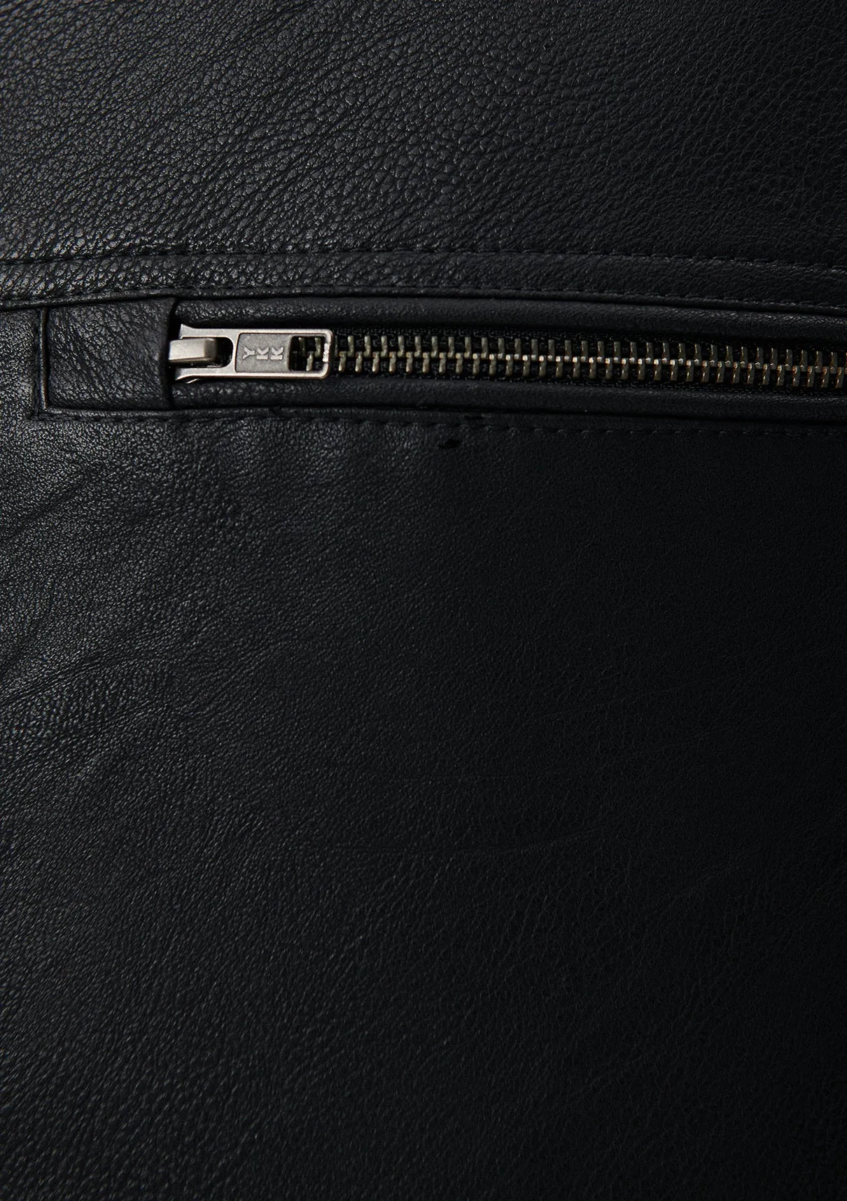 Faux Leather Black Jacket