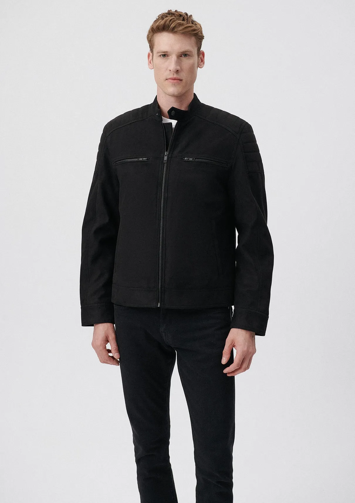 Faux Suede Black Jacket