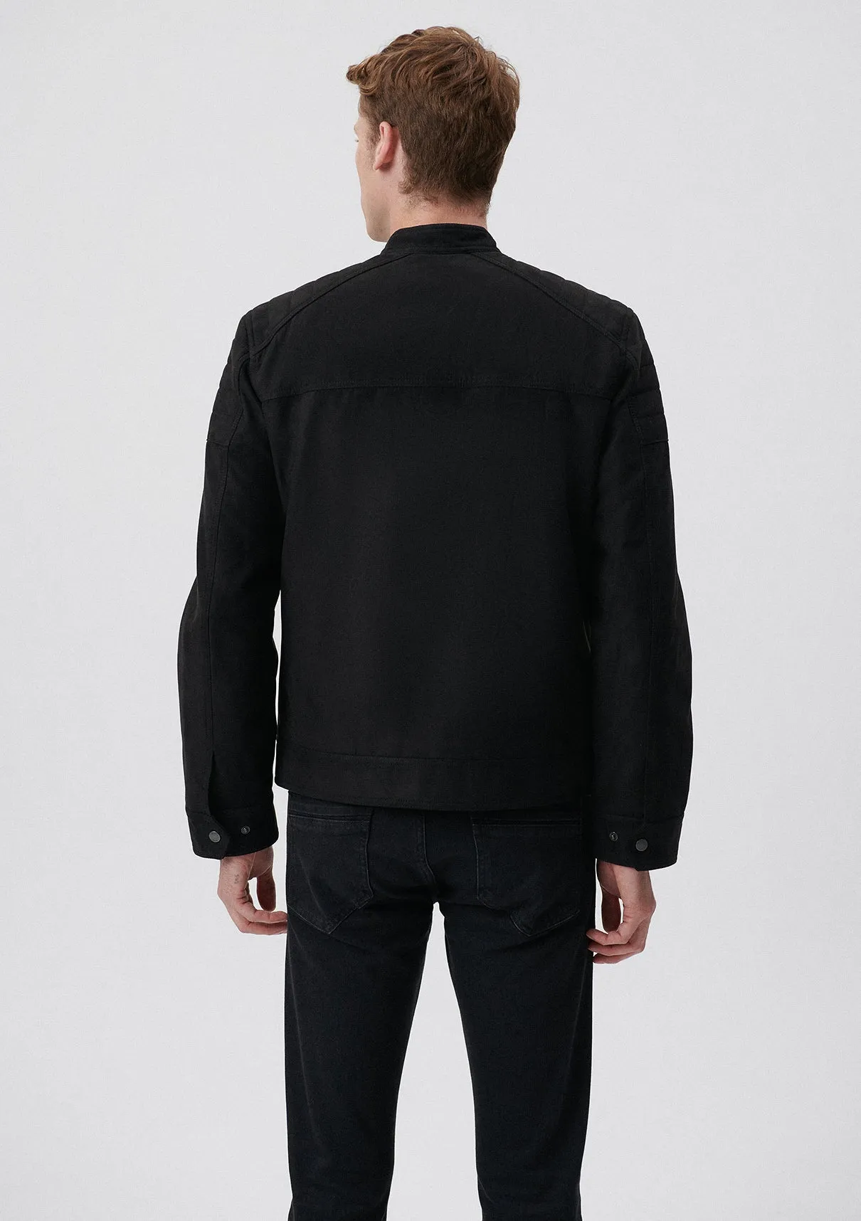 Faux Suede Black Jacket