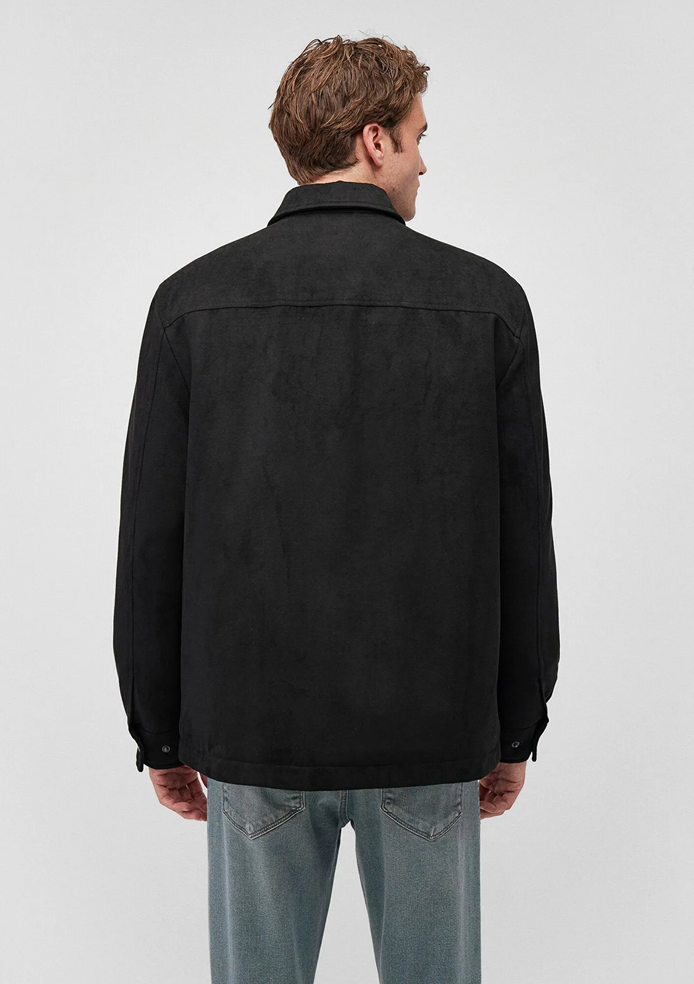 Faux Suede Black Jacket