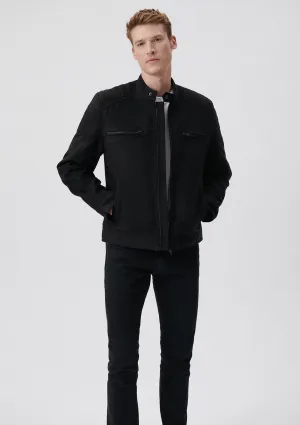 Faux Suede Black Jacket