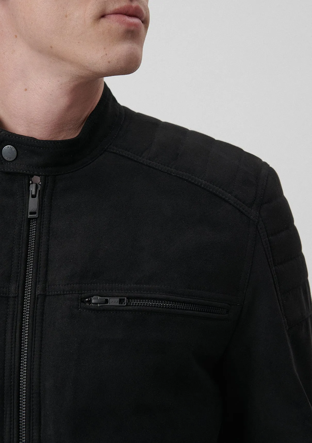 Faux Suede Black Jacket