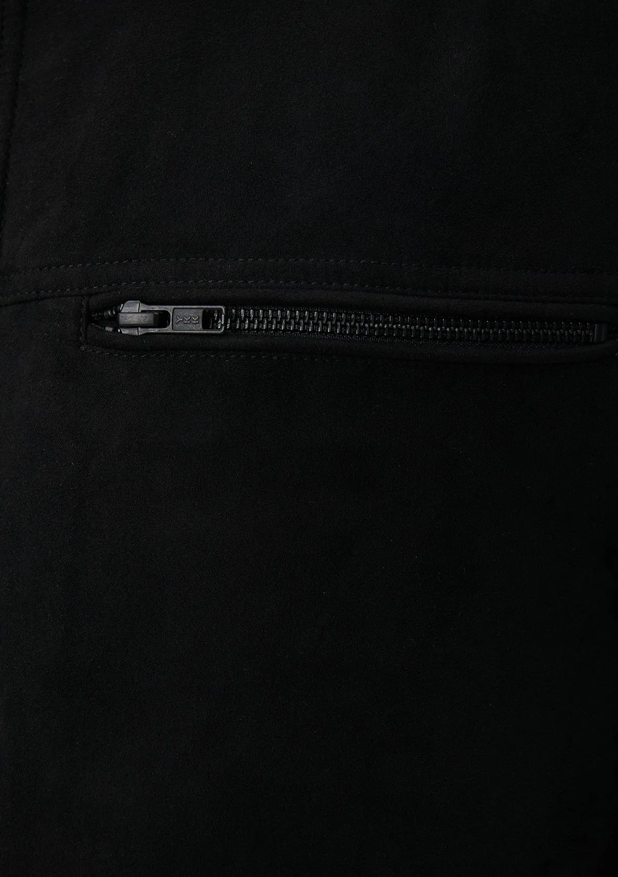 Faux Suede Black Jacket