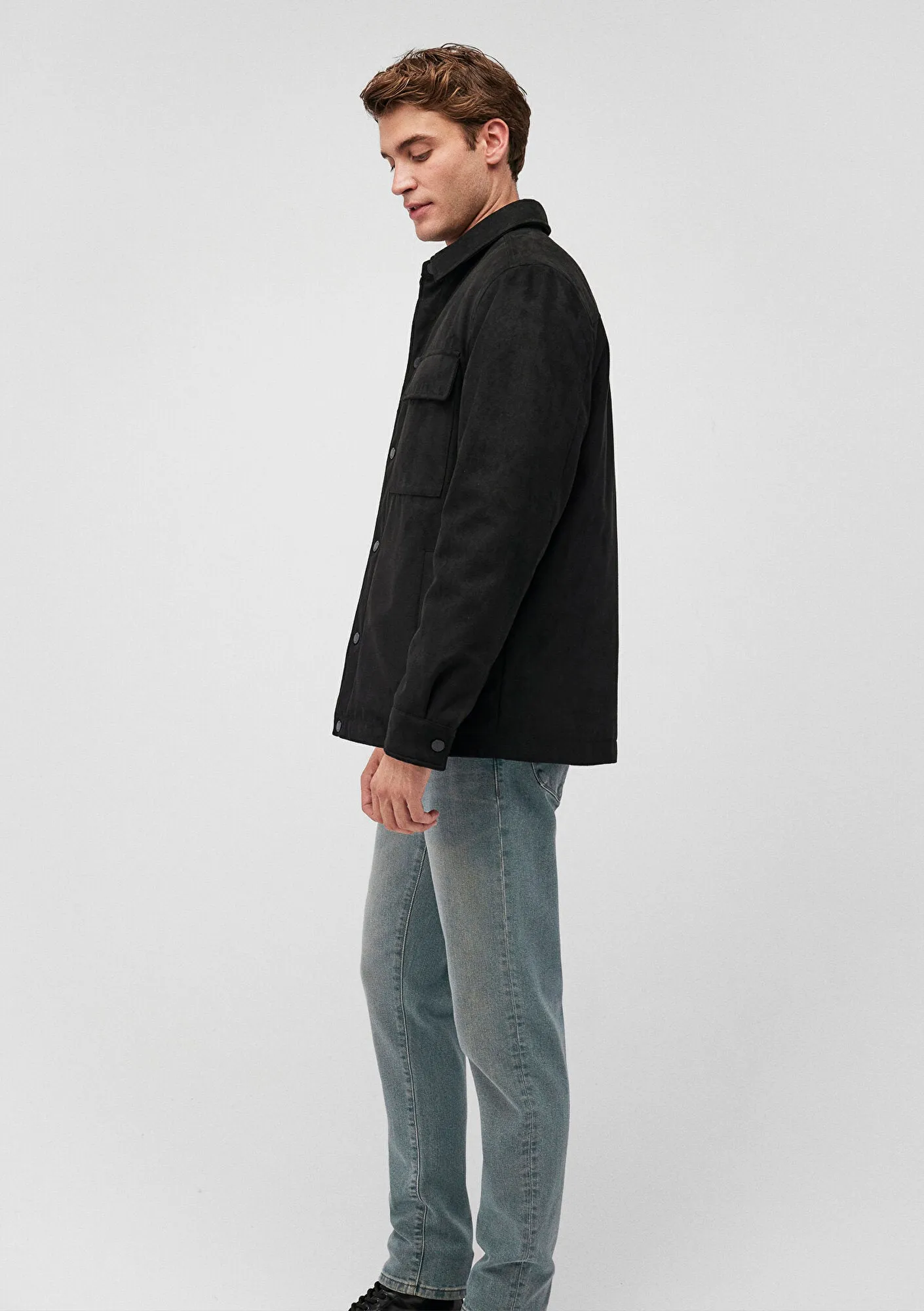 Faux Suede Black Jacket