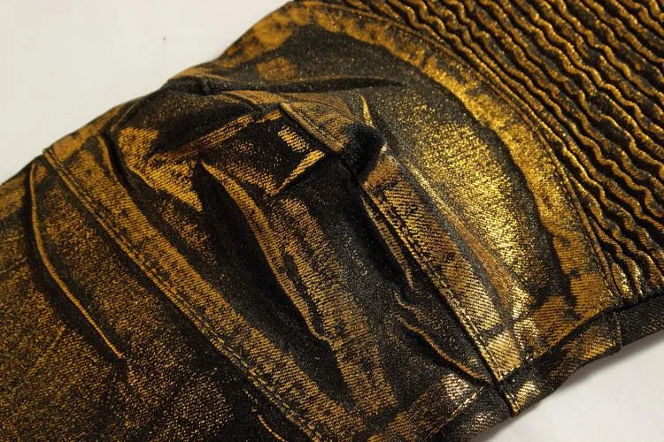 Feeling Like Gold Shine Jeans