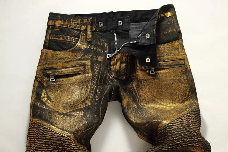 Feeling Like Gold Shine Jeans