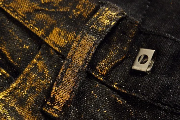 Feeling Like Gold Shine Jeans