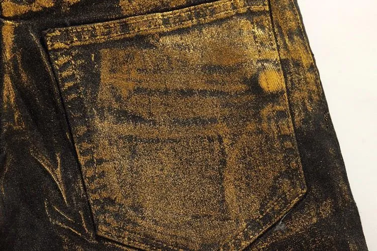 Feeling Like Gold Shine Jeans