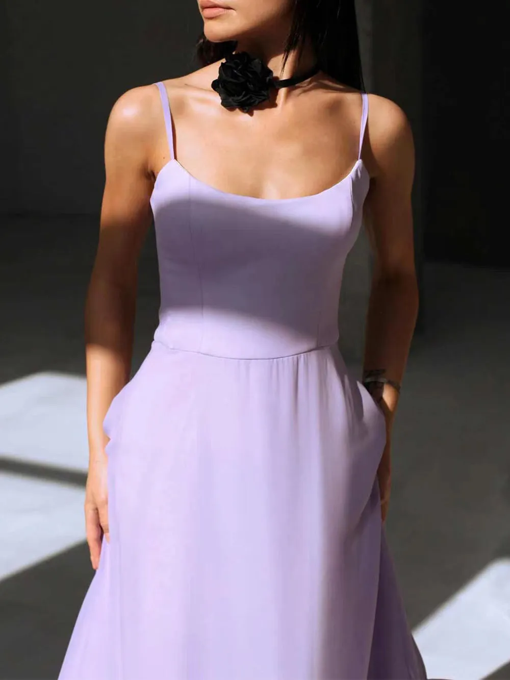 Flounce Bustier Midi Dress-unitmotor™