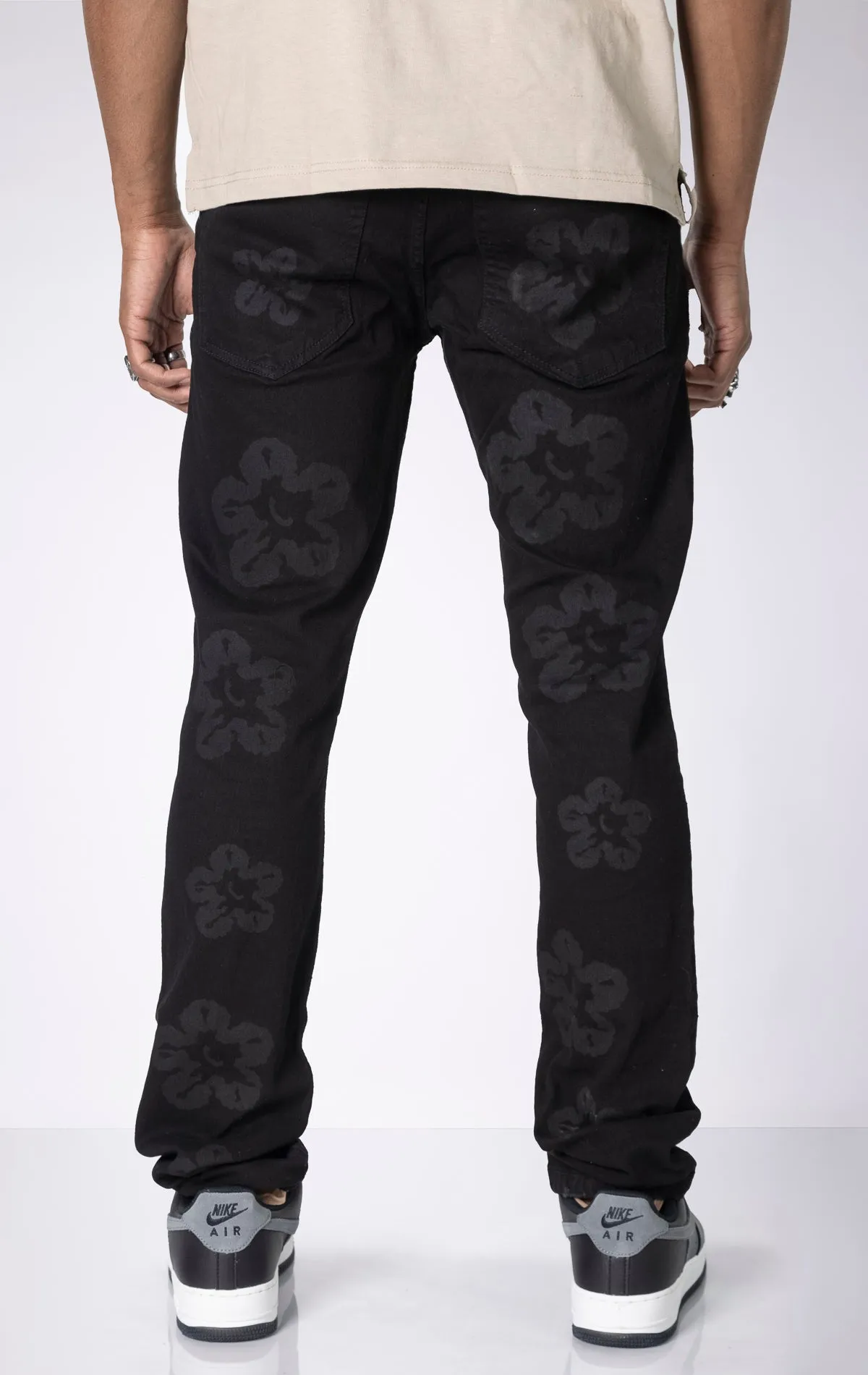 Flower Slim Fit Jeans