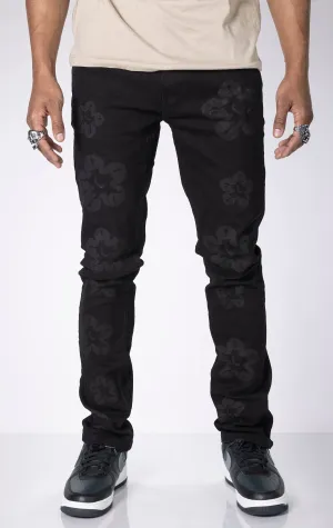 Flower Slim Fit Jeans