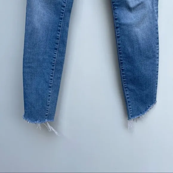 Frame Le Skinny De Jeanne Crop Raw Hem Jeans Size 25