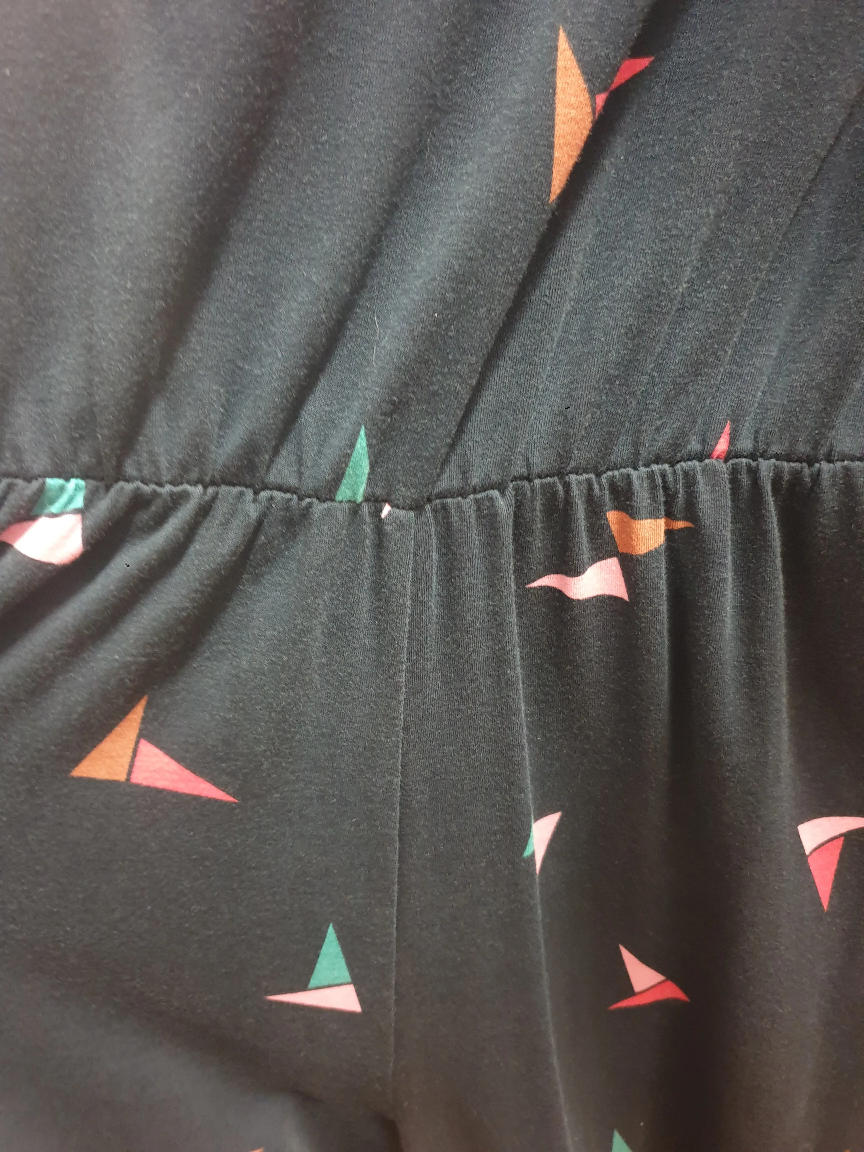 Frock Me Out black print comfy jumpsuit size 8