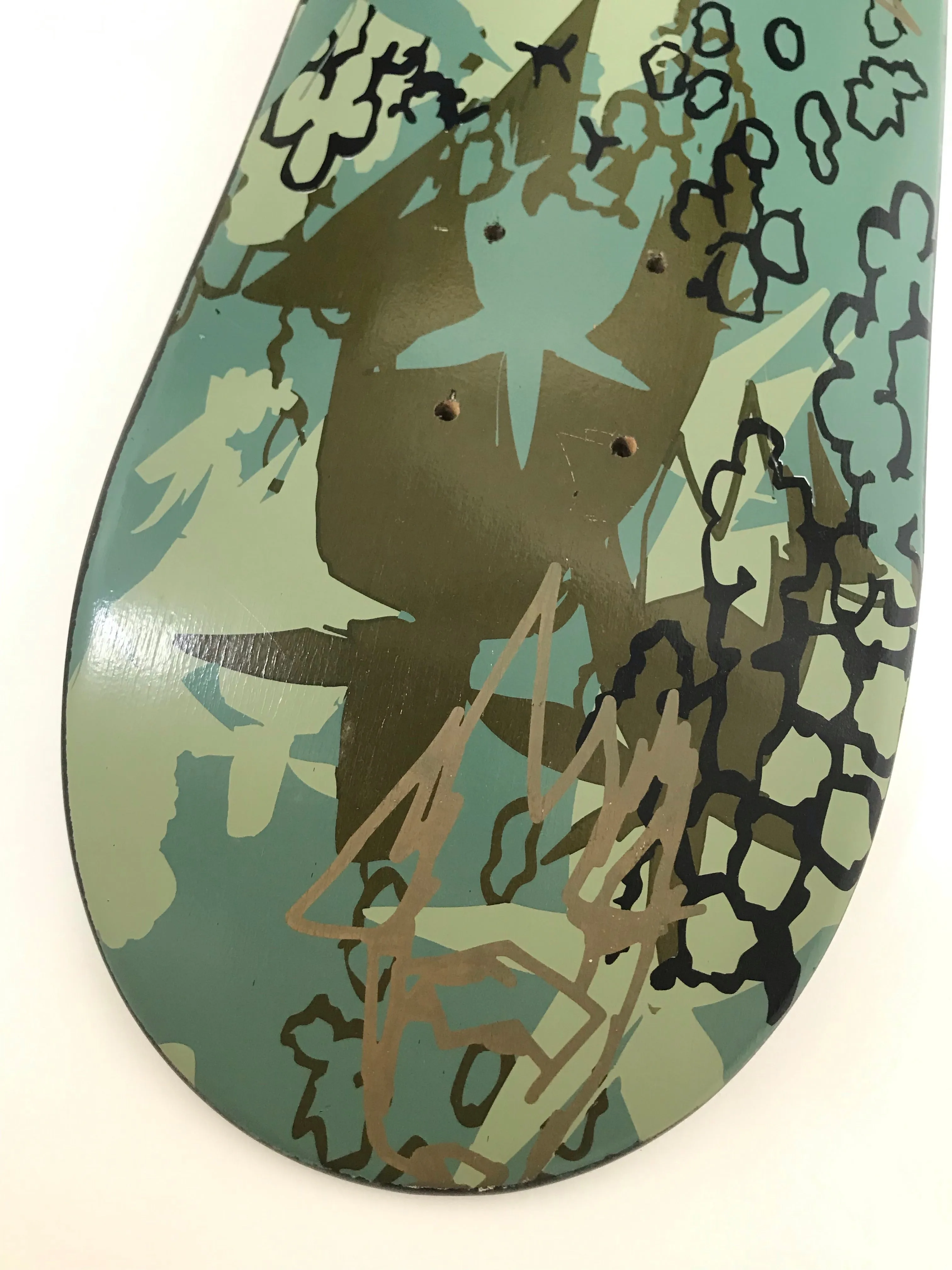 Futura x Zoo York Camo Pointman SKATEBOARD Deck