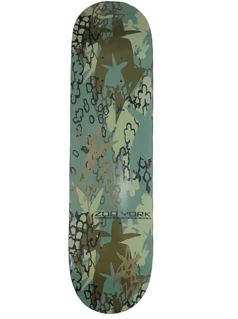 Futura x Zoo York Camo Pointman SKATEBOARD Deck
