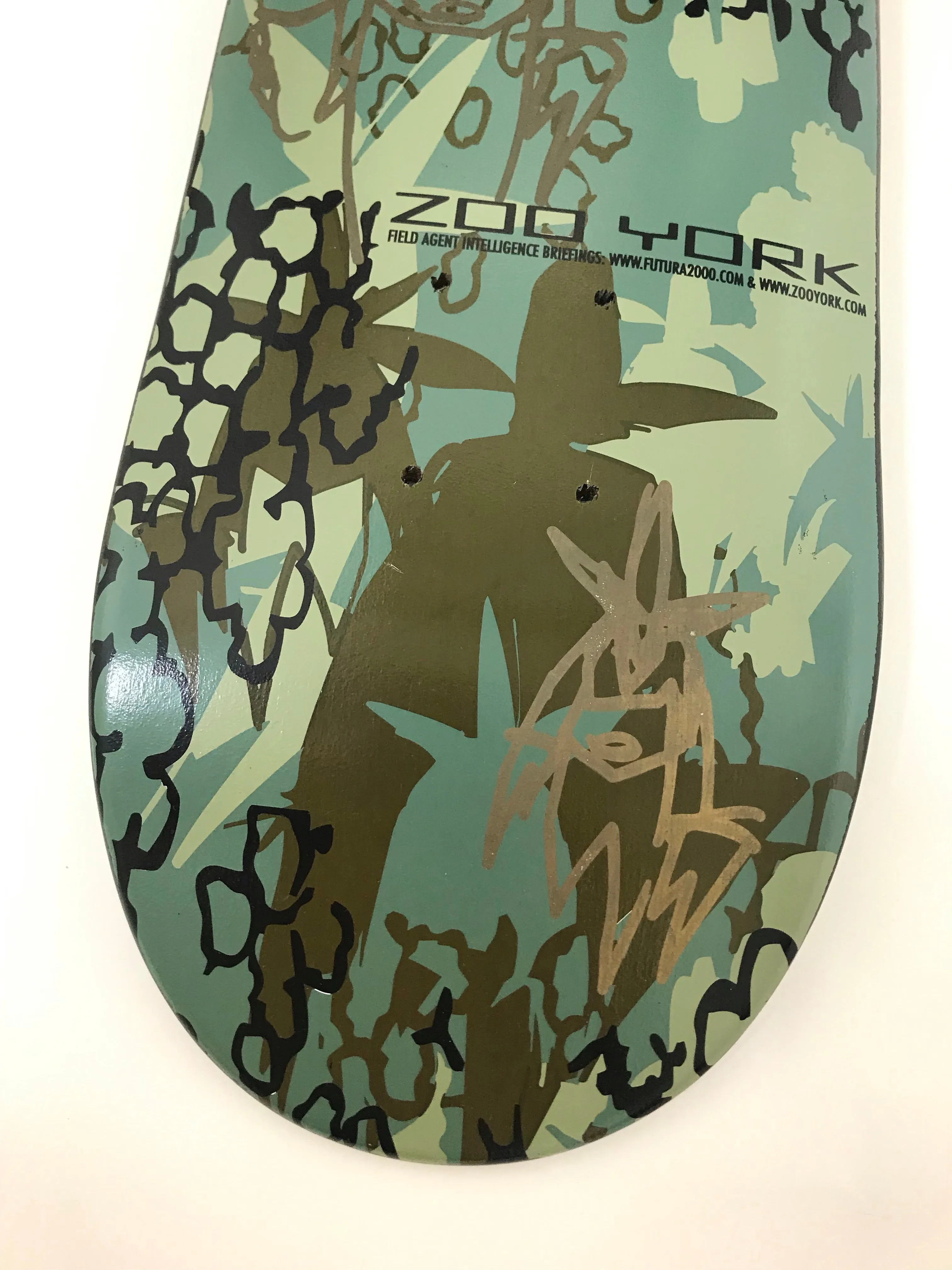 Futura x Zoo York Camo Pointman SKATEBOARD Deck